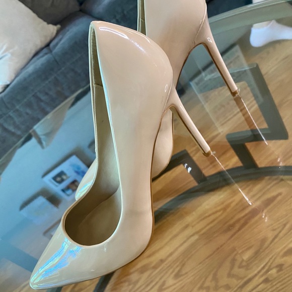 Mix 6 shiny beige pump, size 8.5 - Picture 3 of 3